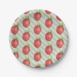 Plato De Papel Berry First Birthday Plates