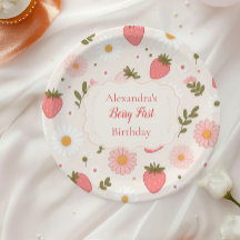 Berry First | Chica de fresa de Cute 1º cumpleaños