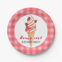 Plato De Papel Berry Guay Birthday