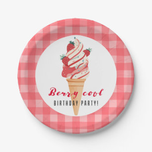 Plato De Papel Berry Guay Birthday