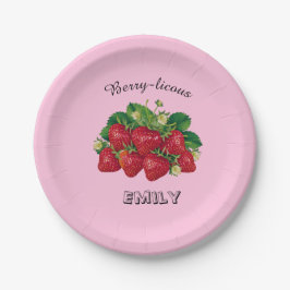 Plato De Papel Berry-licous