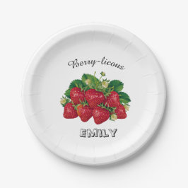 Plato De Papel Berry-licous
