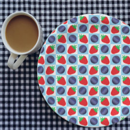 Plato De Papel Berry Sweet Baby Shower