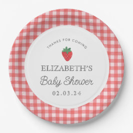 Plato De Papel Berry Sweet Baby Shower Picnic
