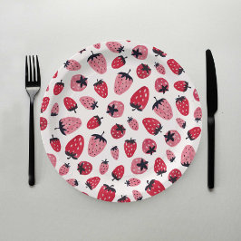 Plato De Papel Berry Sweet Baby Shower Plates de papel