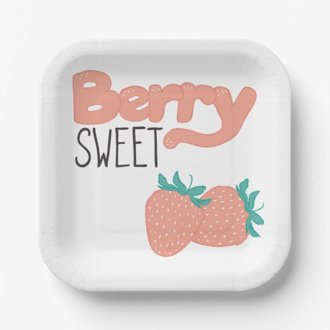 Plato De Papel Berry Sweet Bold (Anverso)