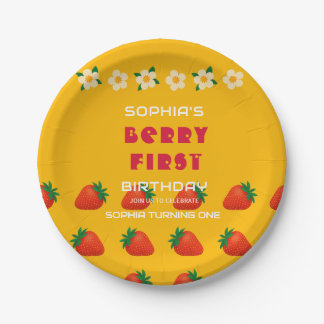 Plato De Papel Berry Sweet Fiesta