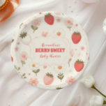 Plato De Papel Berry Sweet Pink Coquette Baby<br><div class="desc">Aumente la experiencia de comer en la ducha de bebé con nuestras planchas de papel Baby Shower Berry Sweet Strawberry. Diseñados para complementar la temática fiesta, estos encantadores platos no sólo le dan un toque de color a la mesa, sino que también infunden cada comida con la irresistible dulzura de...</div>