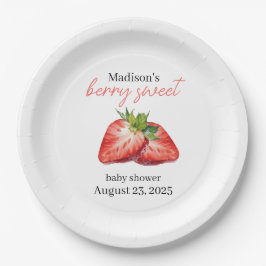 Plato De Papel Berry Sweet Plate
