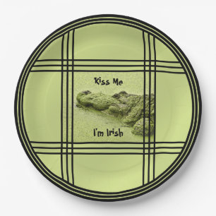 Plato De Papel Bésame soy irlandés - Fotografía de la naturaleza 