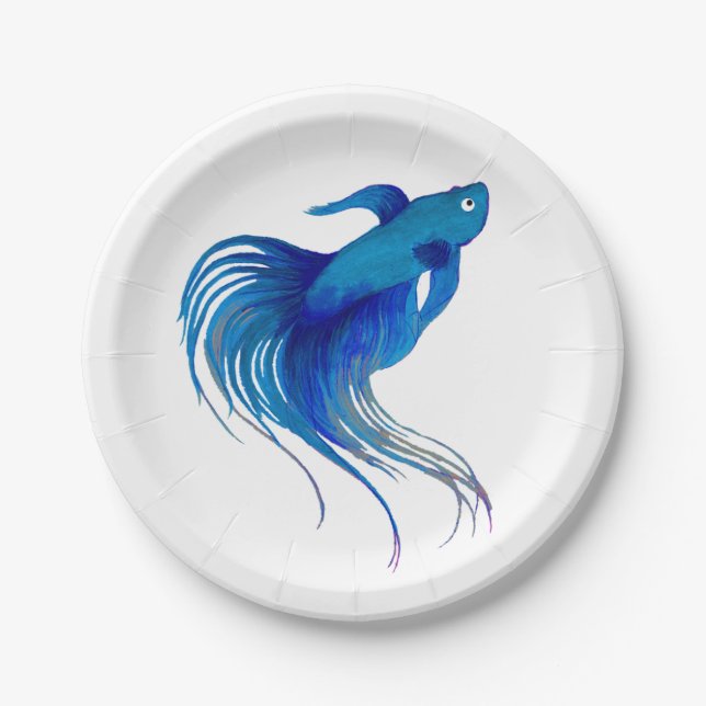 Plato De Papel Betta Fish (Anverso)