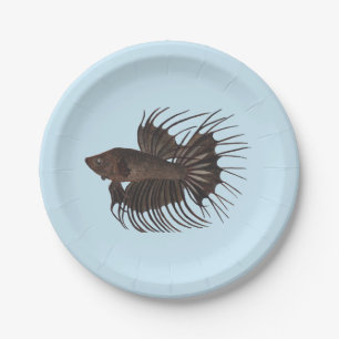 Plato De Papel Betta Fish