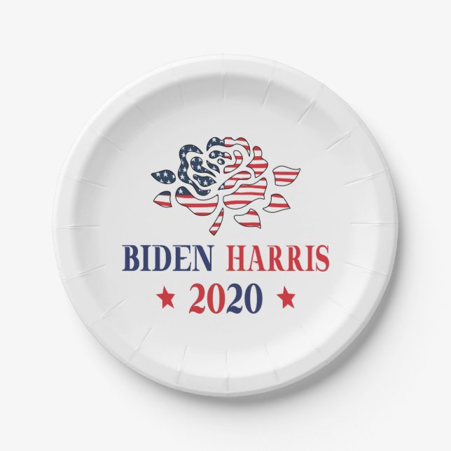 Plato De Papel Biden Harris 2020 (Anverso)