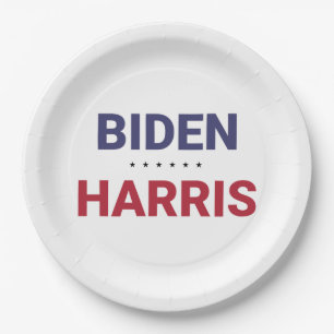 Plato De Papel Biden-Harris (Elecciones de Estados Unidos 2020)