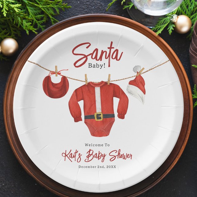 Plato De Papel Bienvenidos a Invierno de vacaciones de Navidades  (Subido por el creador)