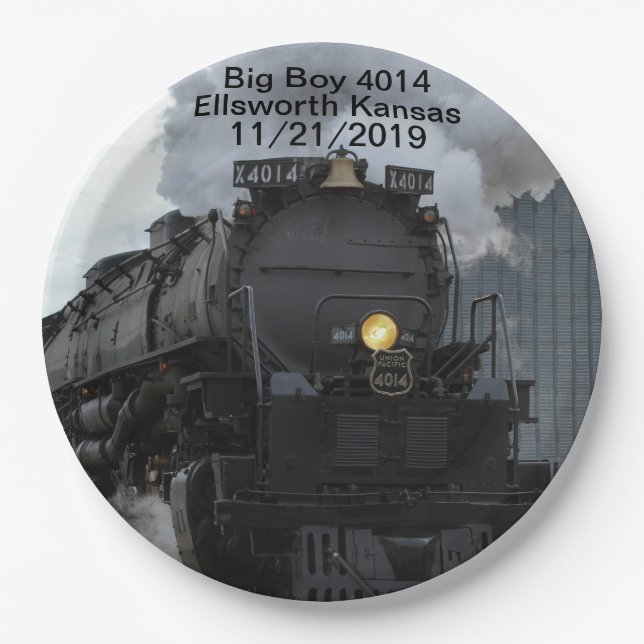 Plato De Papel Big Boy 4014 Ellsworth Kansas (Anverso)