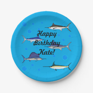 Plato De Papel Bill Fish