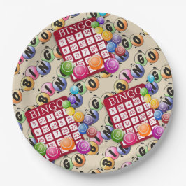 Plato De Papel Bingo Fun