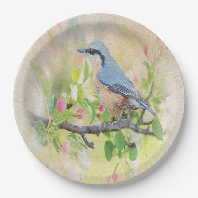 Plato De Papel Bird Fanatic (Anverso)