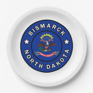 Plato De Papel Bismarck Dakota del Norte