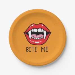 Plato De Papel Bite me