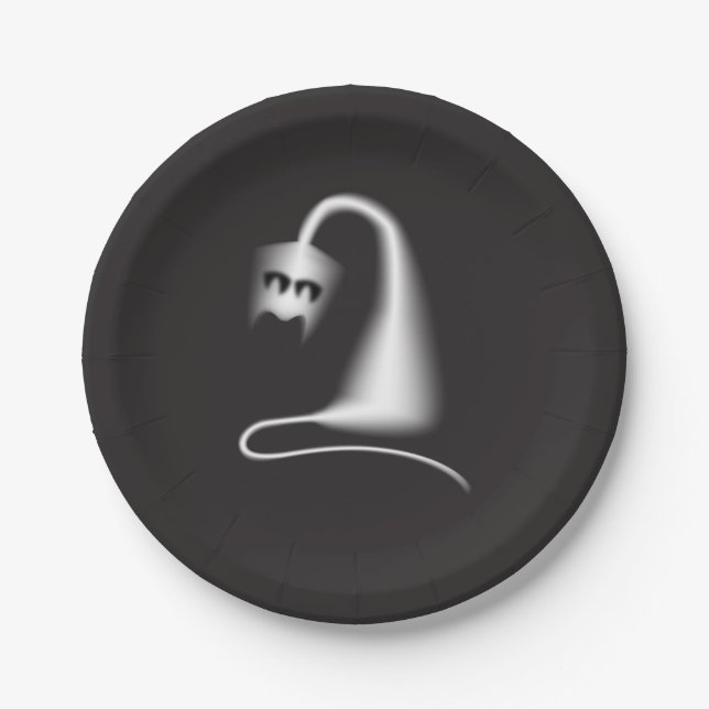 Plato De Papel Black ghost cat (Anverso)