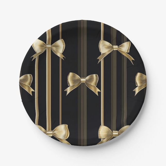 Plato De Papel Black Paper Bowl (Anverso)