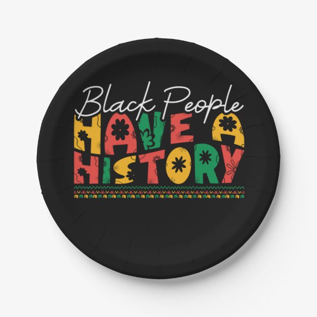 Plato De Papel black_people_have_a_History_02 (Anverso)