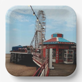 Plato De Papel Blackpool Pier