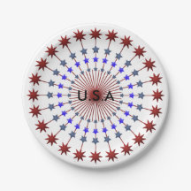 Blanco americana, rojo y azul con las estrellas