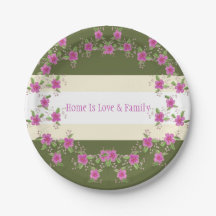 Blanco Crema Verde Y Rosa