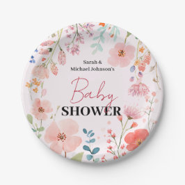 Plato De Papel Blogging Path Baby Shower