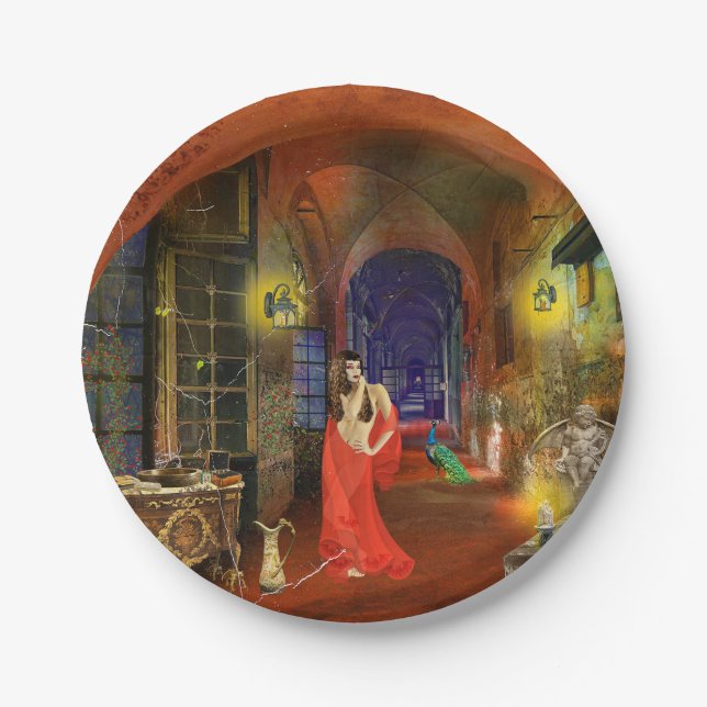 Plato De Papel Blood Bath (Anverso)