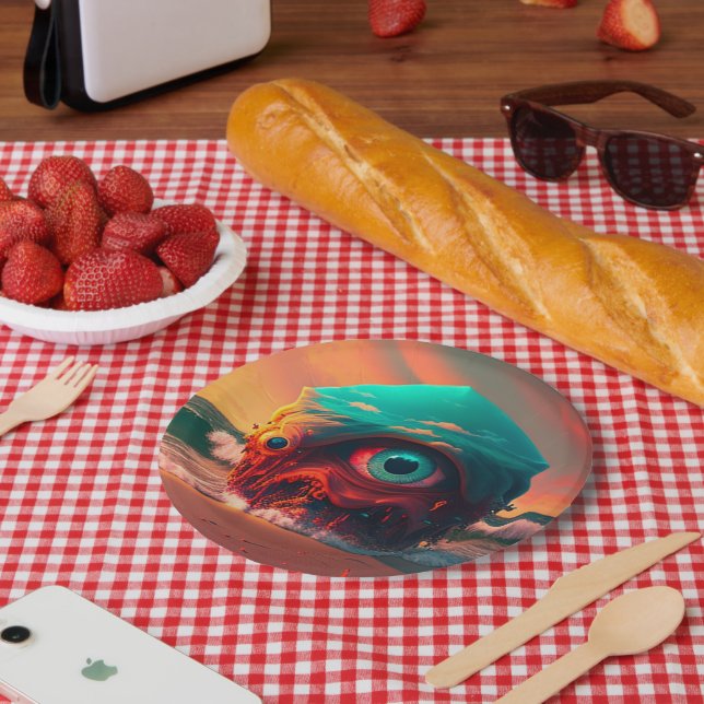 Plato De Papel Bloody Eyes (Picnic)