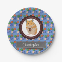 Blue Agrega tu nombre Hamster Pascua