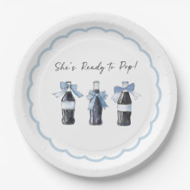 Plato De Papel Blue Baby Soda Ready to POP!