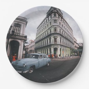 Plato De Papel Blue Classic Vintage