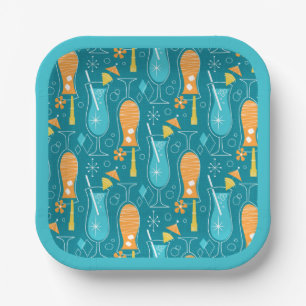 Plato De Papel Blue Hawaii and Tropical Itch