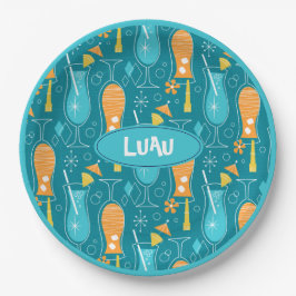 Plato De Papel Blue Hawaii and Tropical Itch
