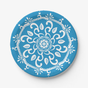 Plato De Papel Bluebird Mandala