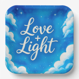 Plato De Papel BlueSkys