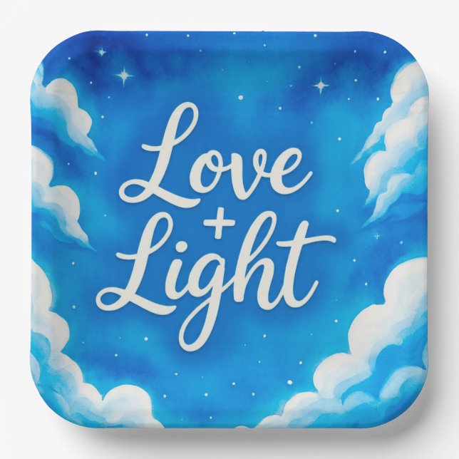 Plato De Papel BlueSkys (Anverso)