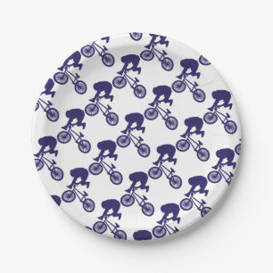 Plato De Papel BMX-Motorista