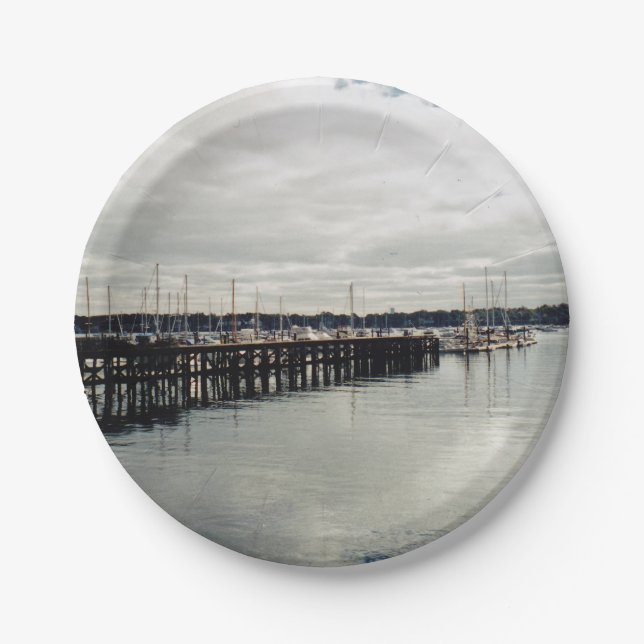 Plato De Papel Boat Dock (Anverso)