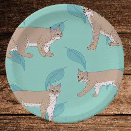 Plato De Papel Bobcats
