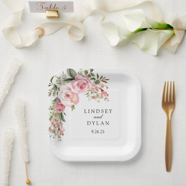 Plato De Papel Boda (Boda)