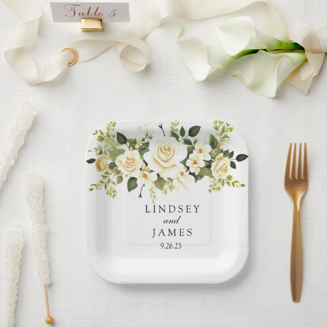 Plato De Papel Boda (Boda)