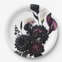 Boda Blanca Floral Romántica Oscura y Melancólica