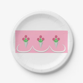 Plato De Papel Boda Bouquet