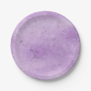 Plato De Papel Boda color morado ducha marrón
